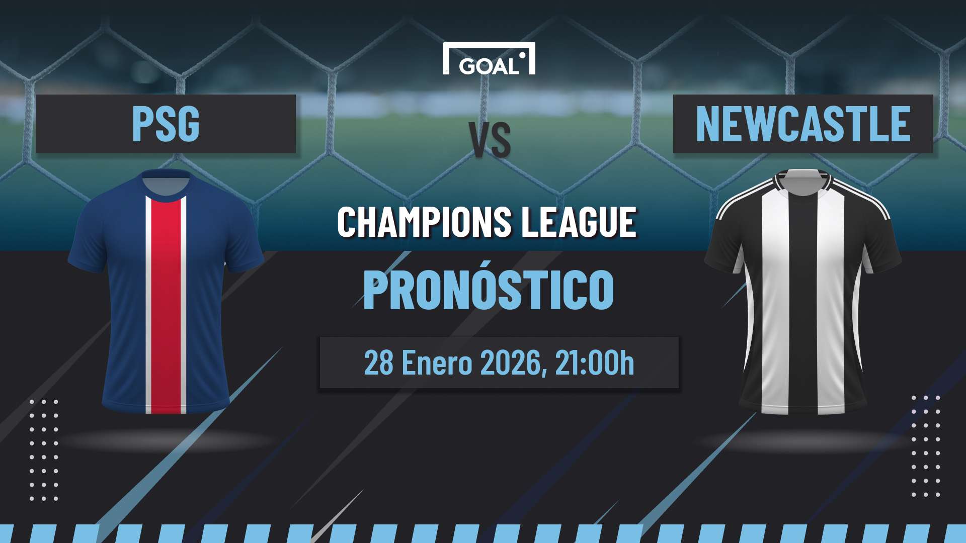 PSG vs Newcastle Pronóstico y Apuestas Champions League | 28/01/26