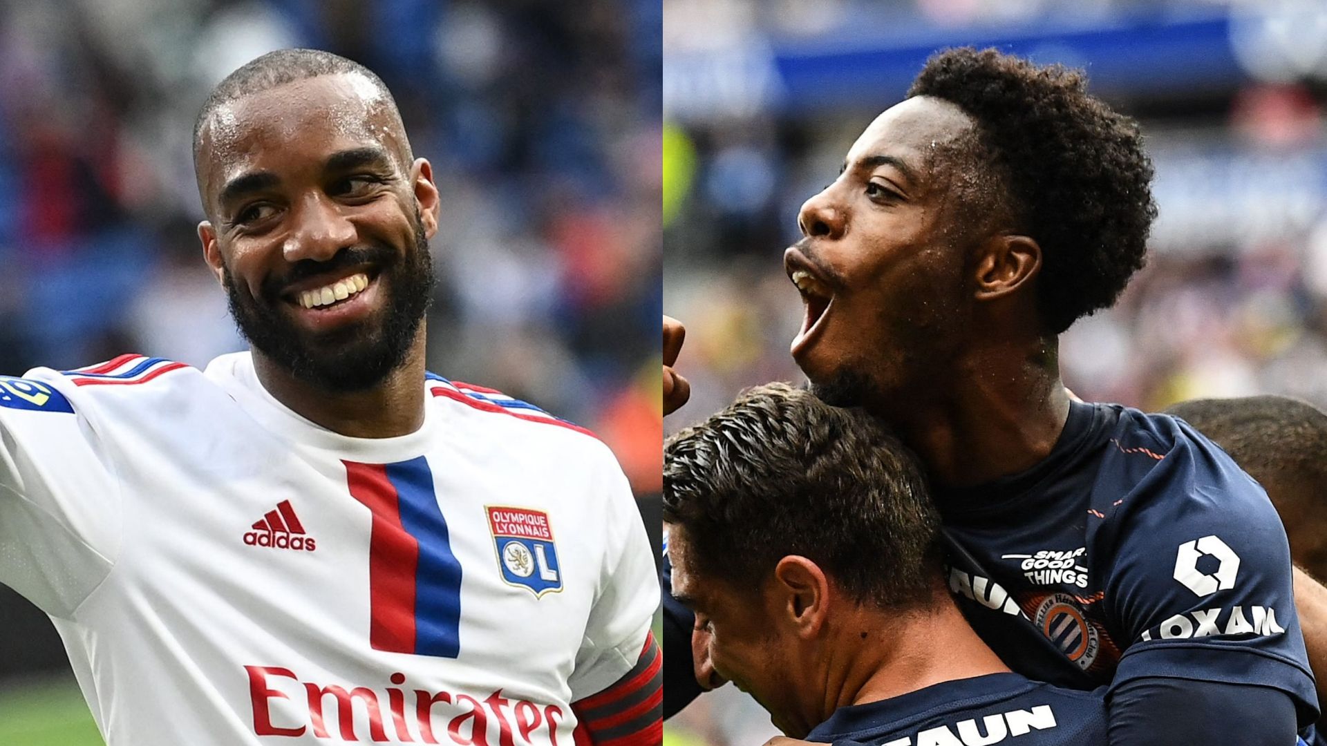 Lyon Montpellier quadruplés Lacazette Wahi