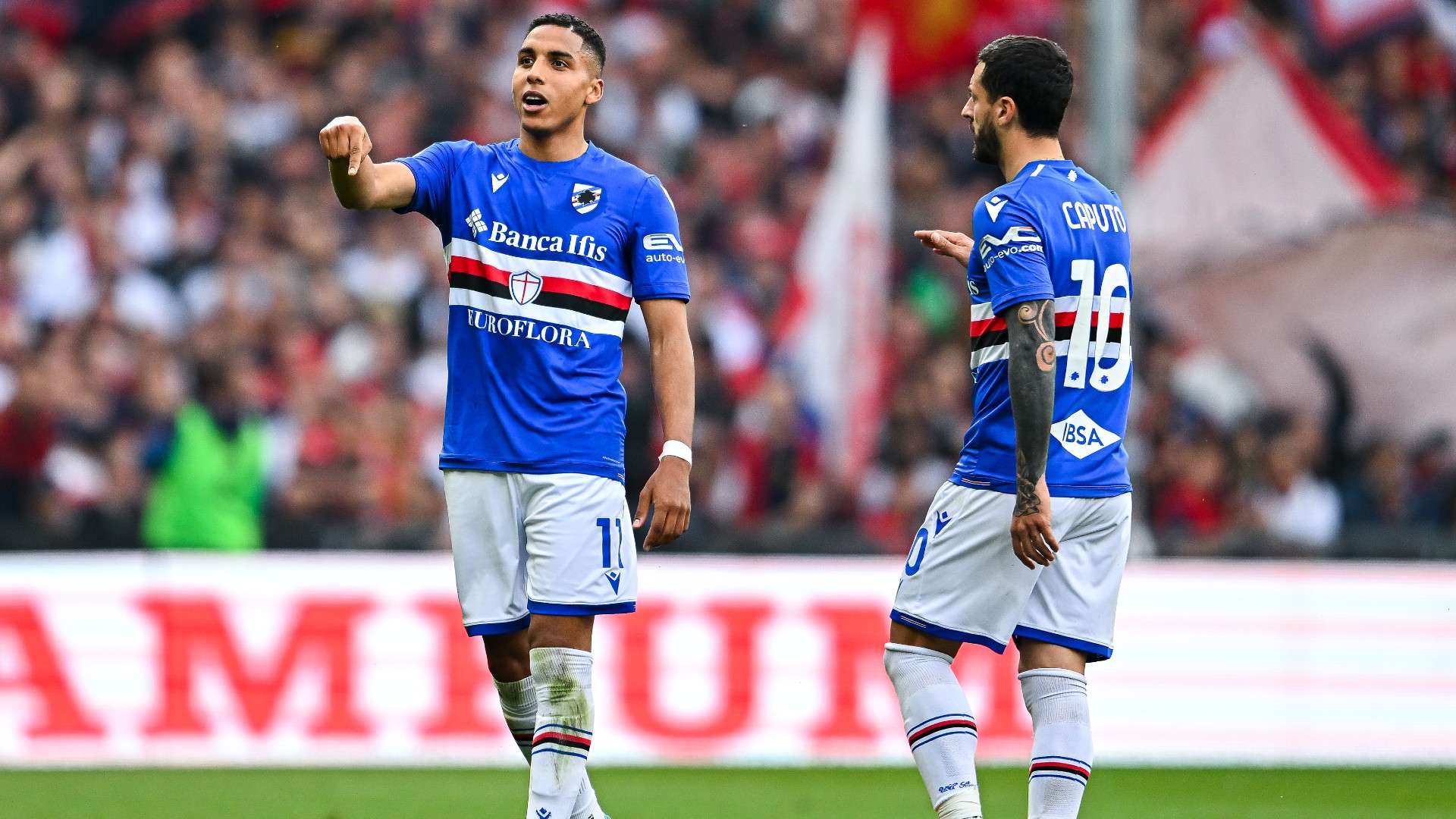 Sampdoria Genoa Sabiri celebration Serie A