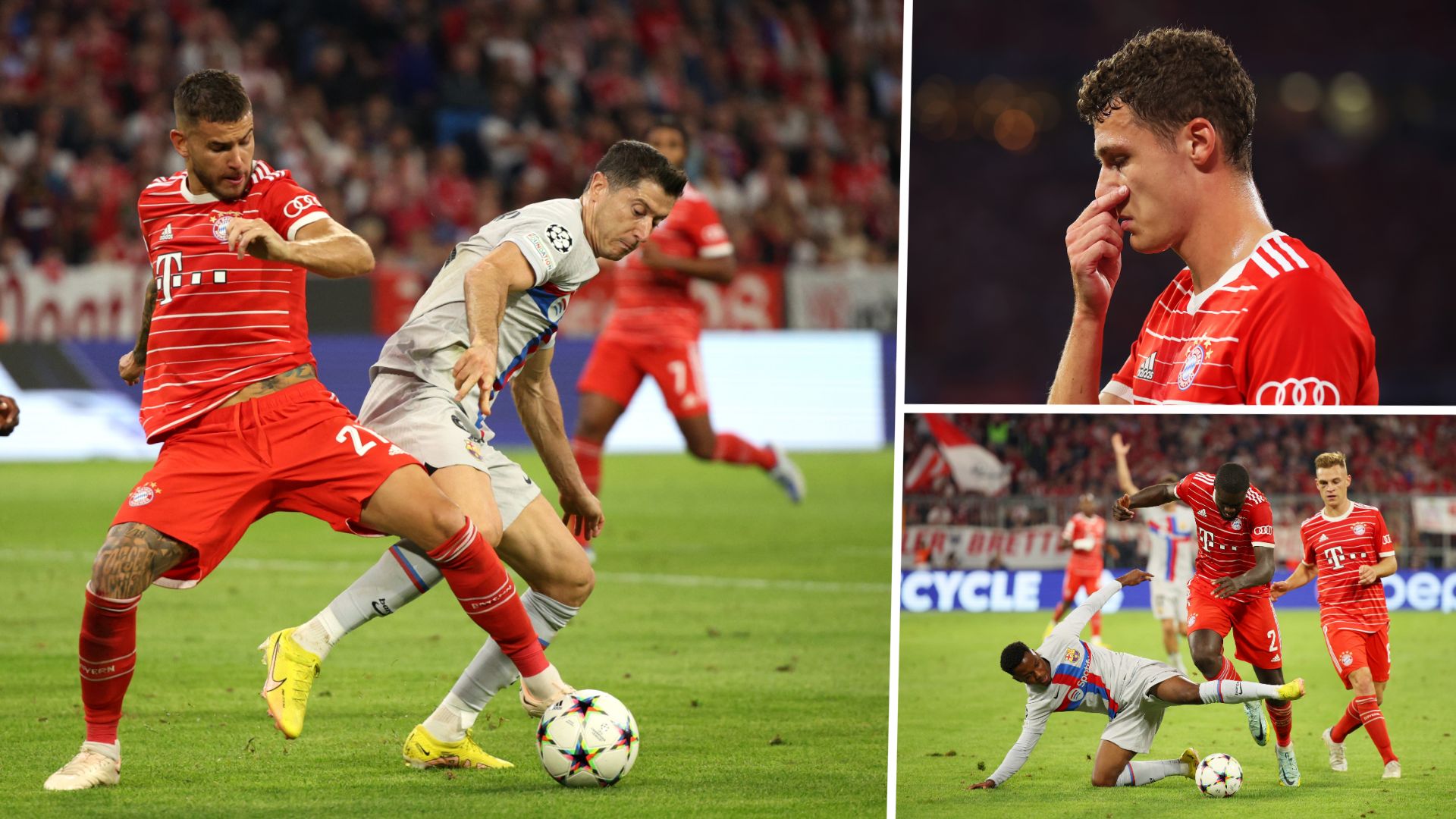 Bayern Barça Hernandez Pavard Upamecano