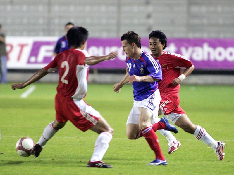 Kevin Gameiro Liu Yu under 21 Toulon 07102007
