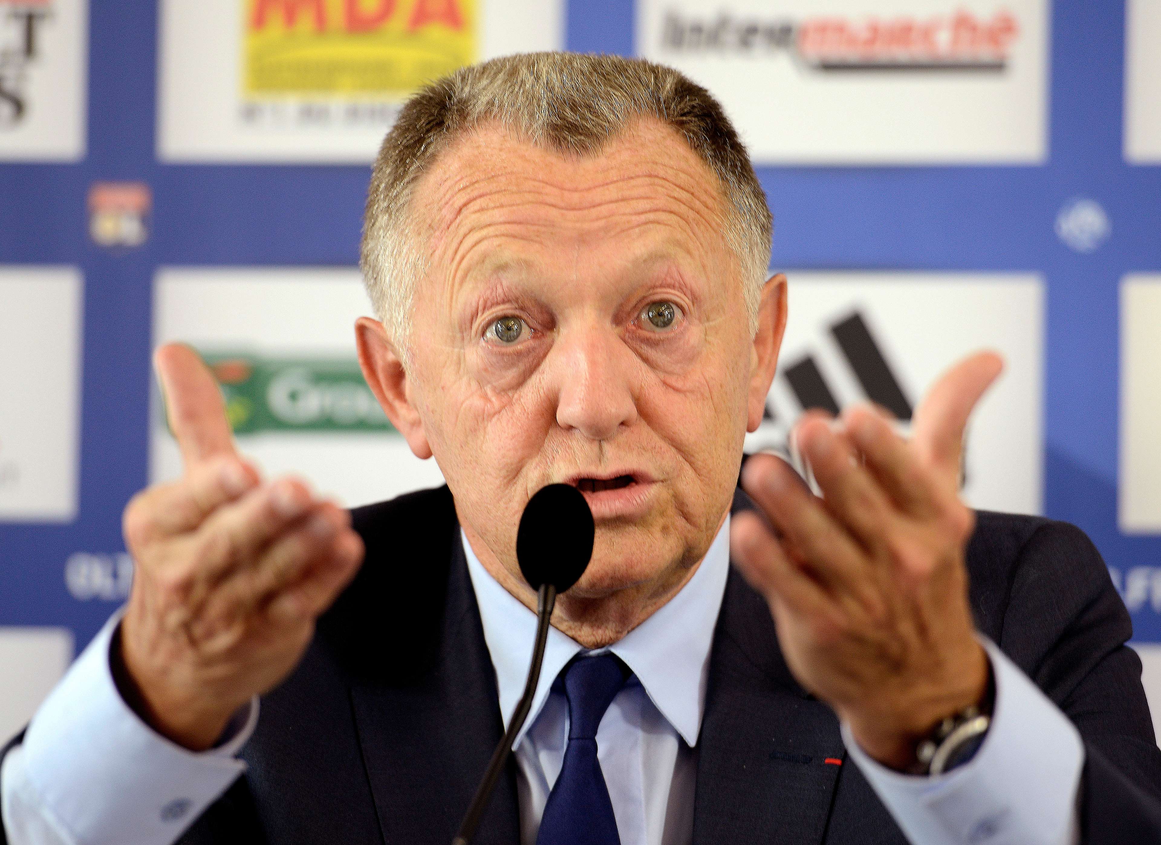 Lyon president Jean-Michel Aulas