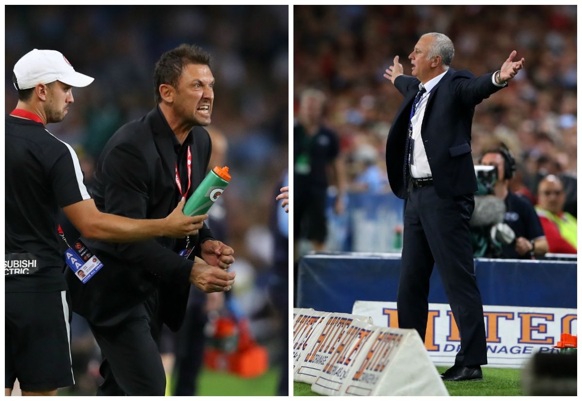 Tony Popovic Graham Arnold Sydney FC v Western Sydney Wanderers A-League 14012017