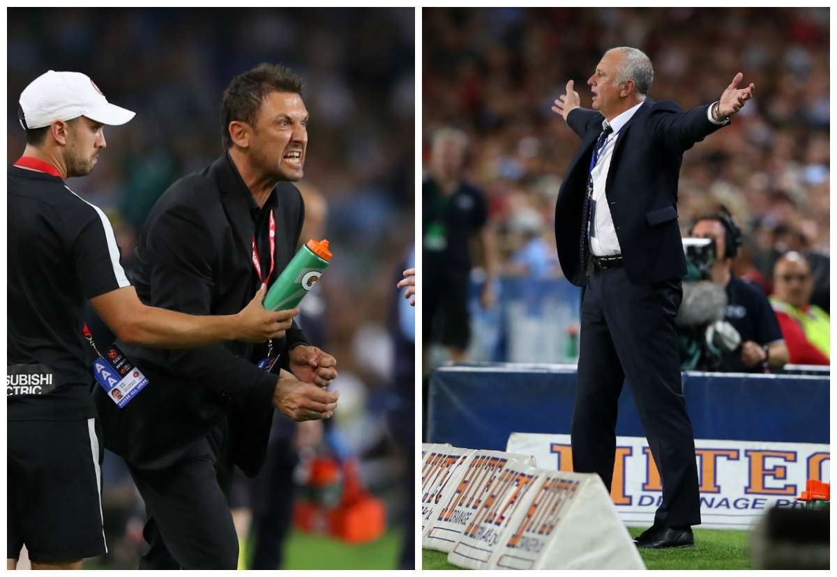 Tony Popovic Graham Arnold Sydney FC v Western Sydney Wanderers A-League 14012017