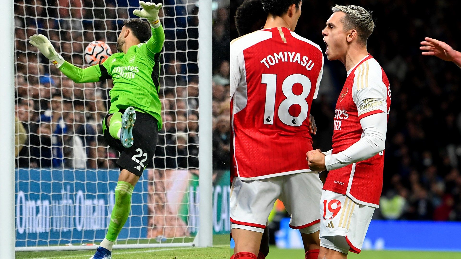 Raya Trossard Arsenal GFX