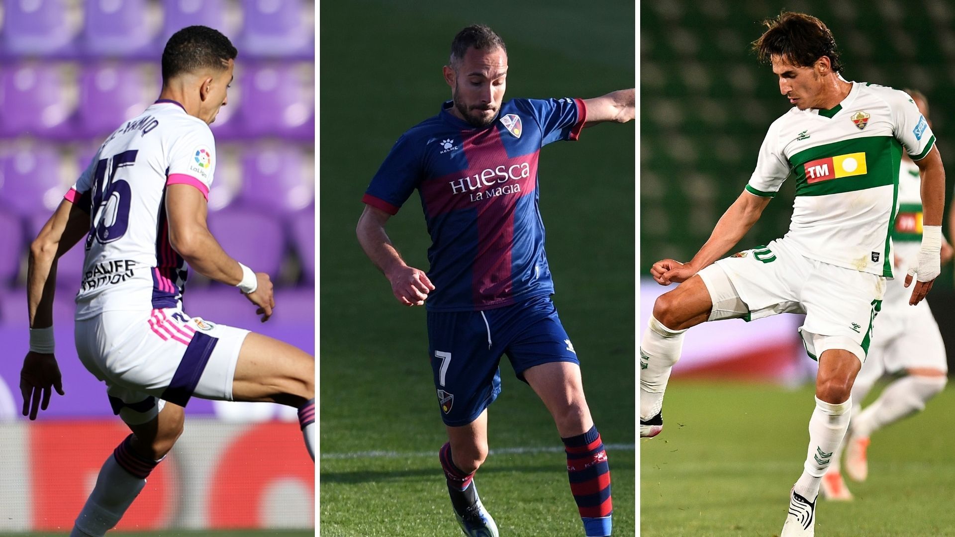 Valladolid, Huesca y Elche