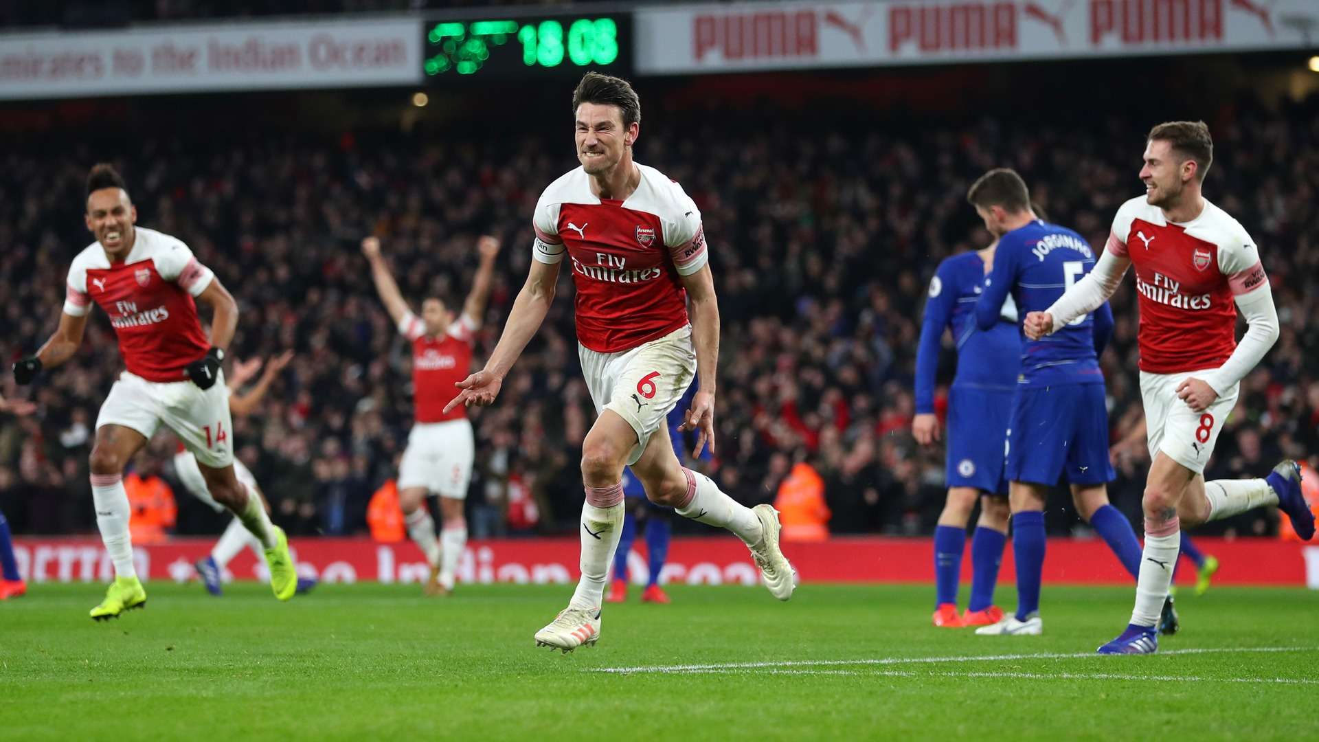 Laurent Koscielny Arsenal Chelsea EPL 01192019