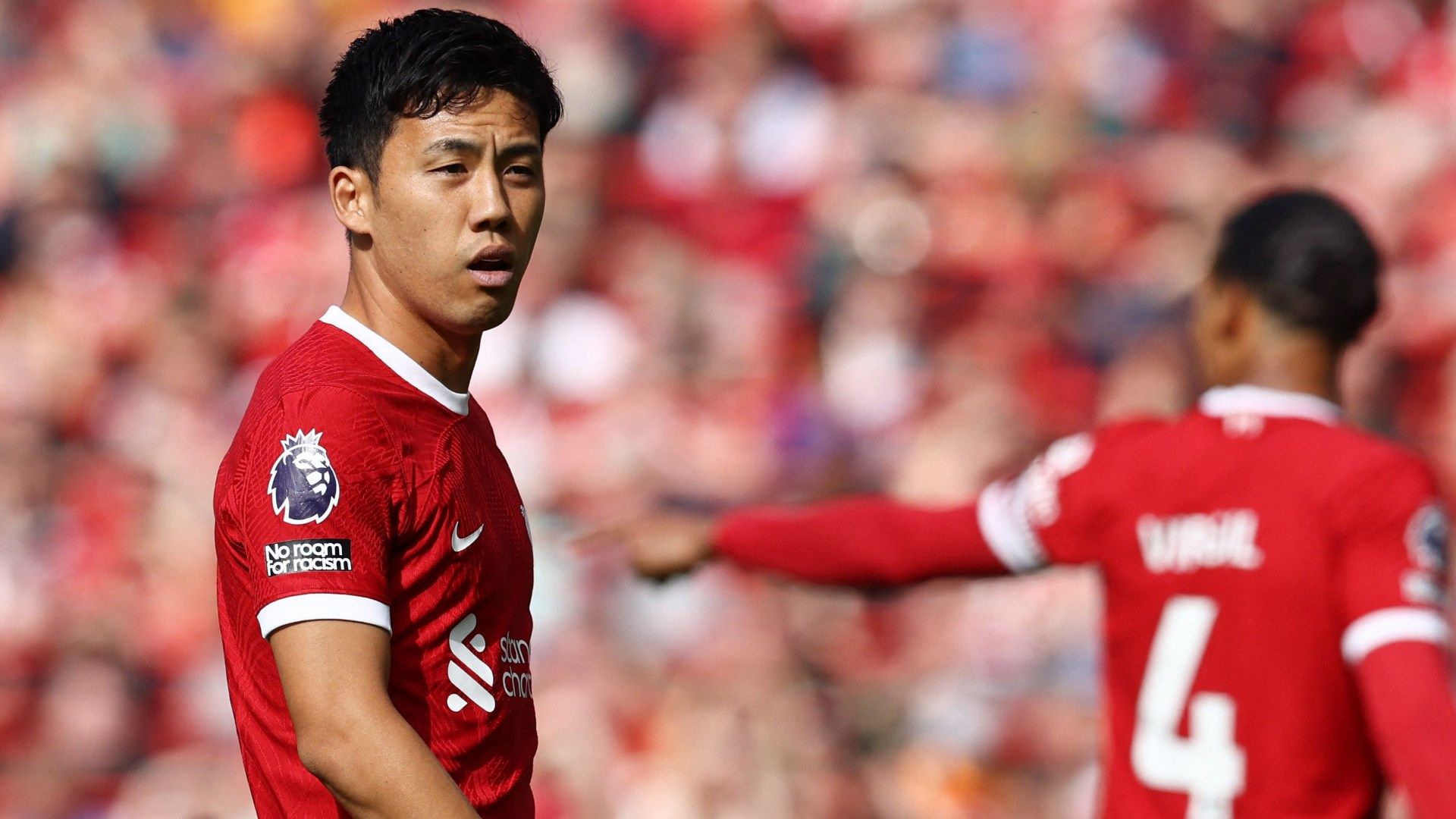 Wataru Endo Liverpool Bournemouth Premier League 2023-24