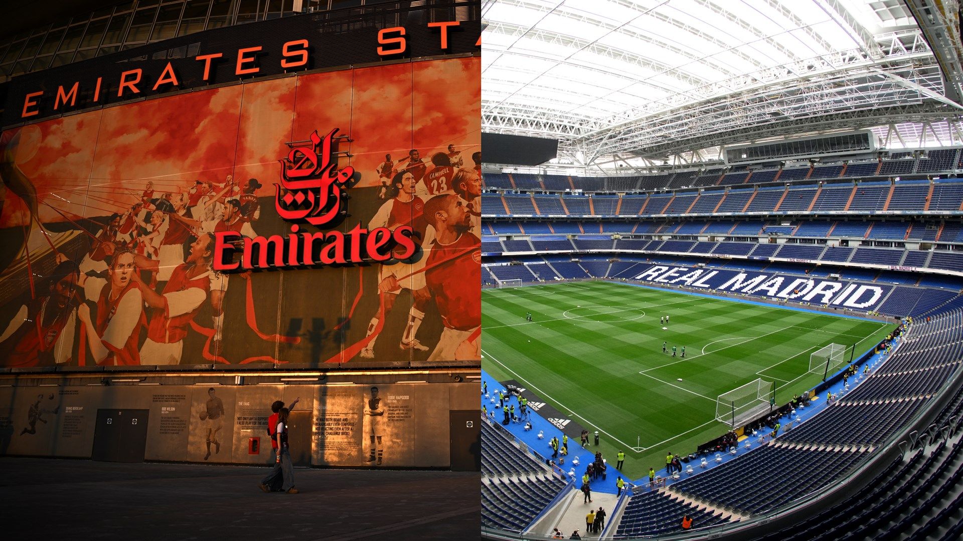 Emirates Stadium Santiago Bernabeu GFX
