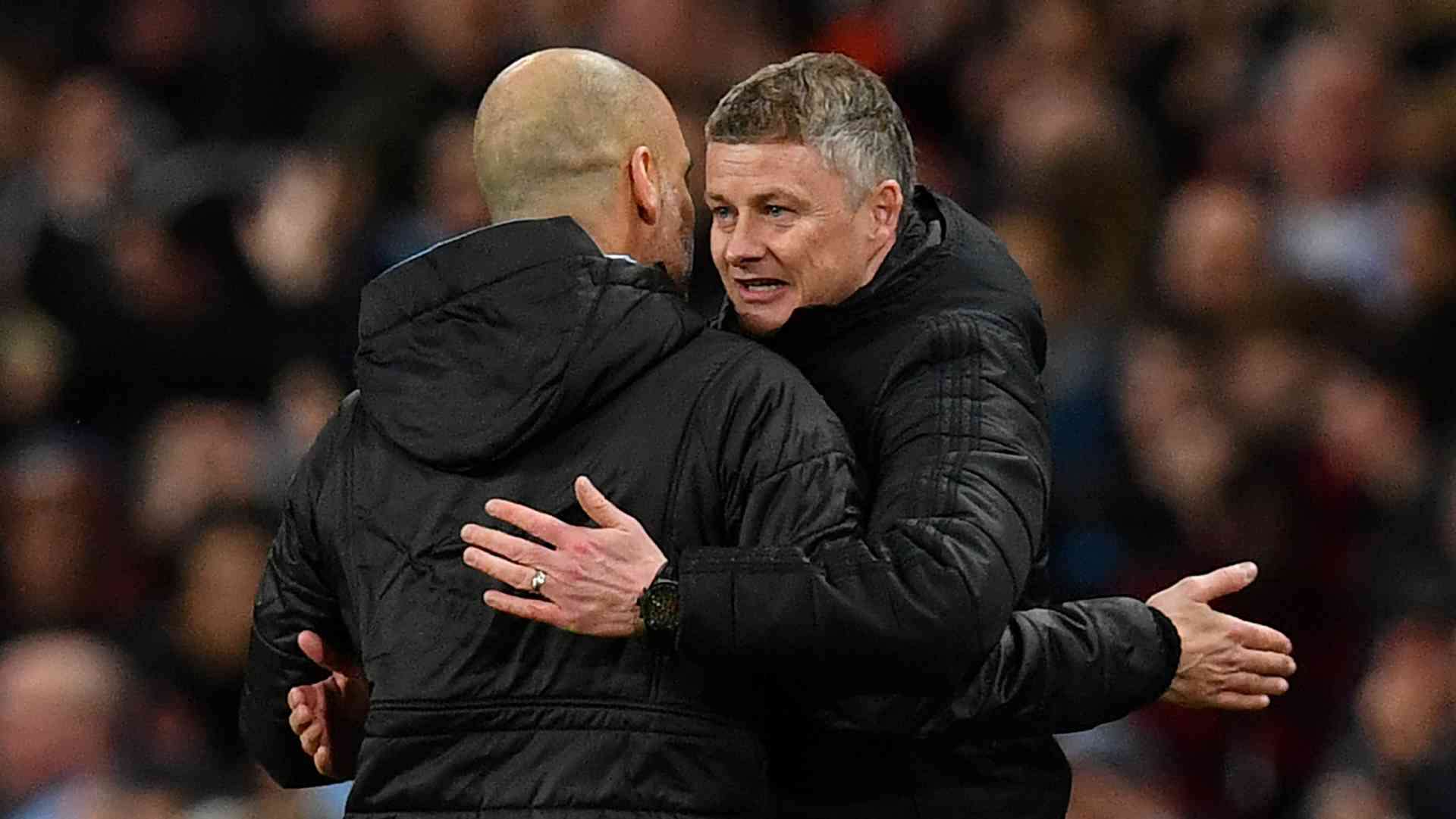 Solskjaer Guardiola 2020-01-29