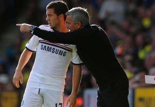 Eden Hazard Jose Mourinho