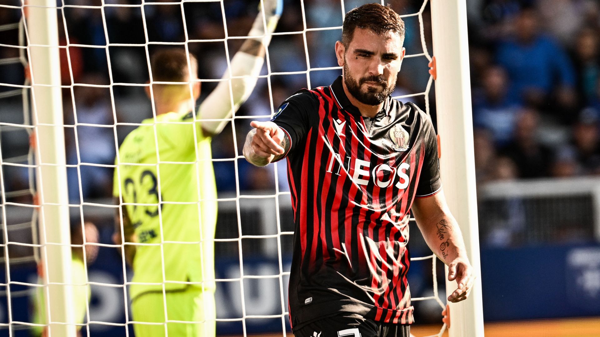 Andy Delort Auxerre Nice Ligue 1