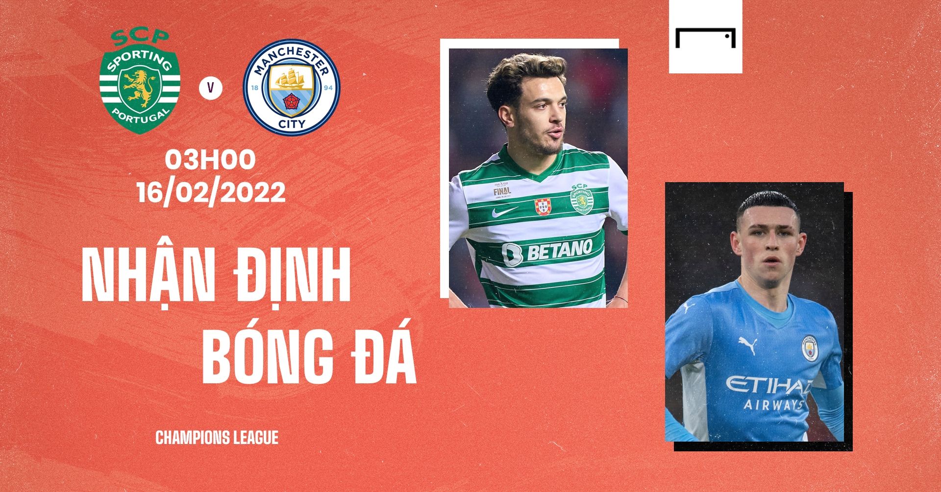 Preview Sporting vs Man City 2021/22 Champions League GFX