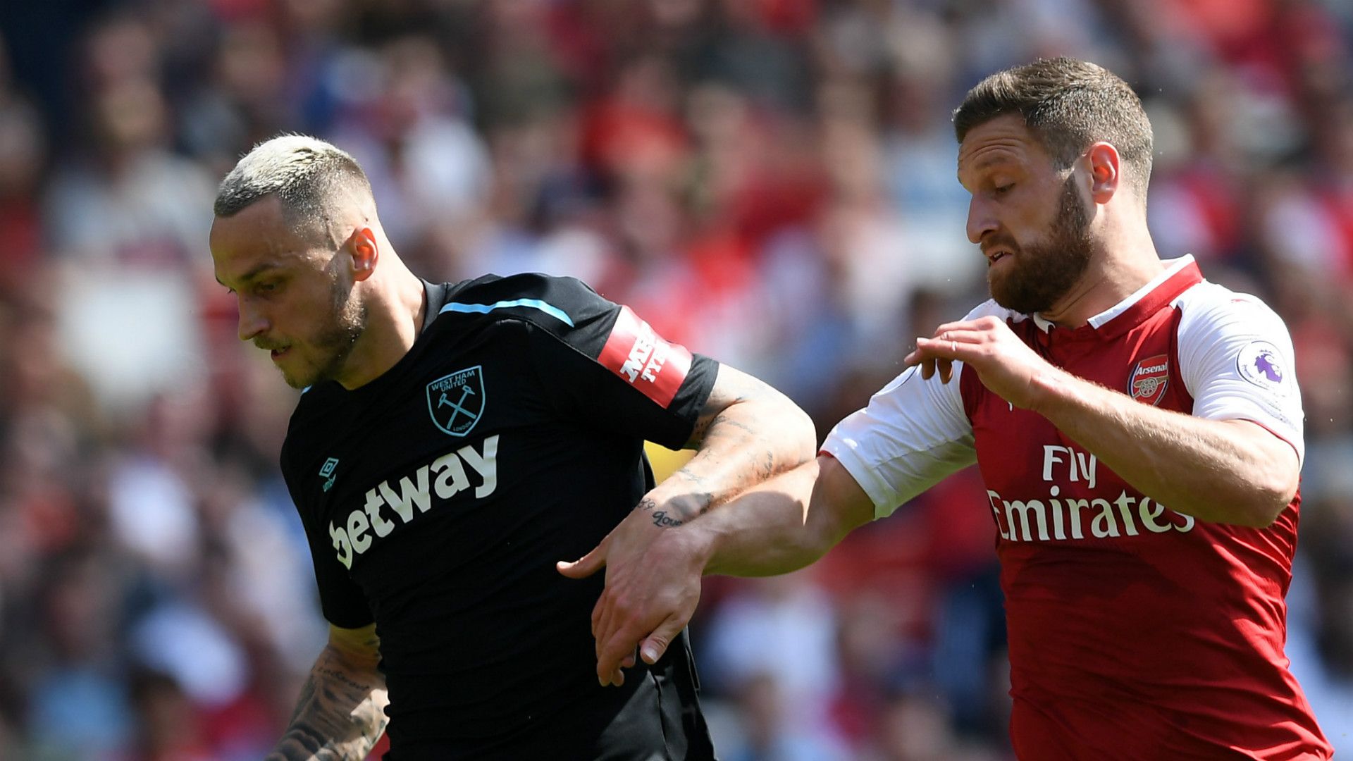 Marko Arnautovic Shkodran Mustafi