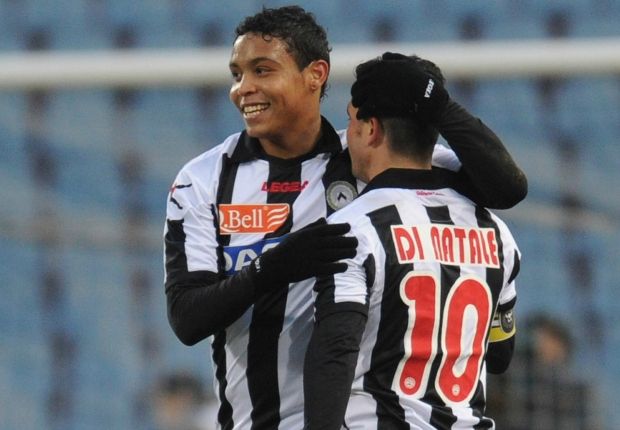 Luis Muriel and Antonio Di Natale - Udinese
