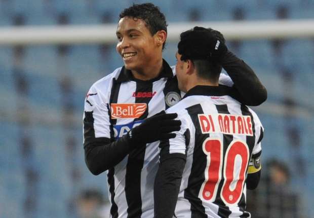Luis Muriel and Antonio Di Natale - Udinese