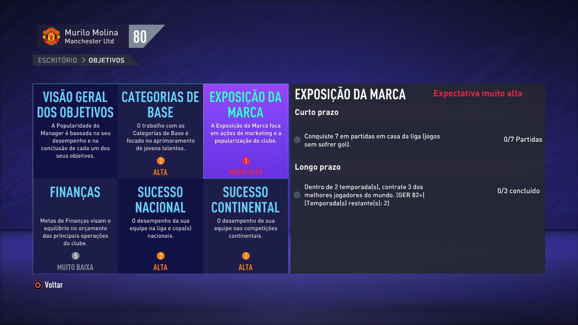 FIFA 21 Modo Carreira dicas 6