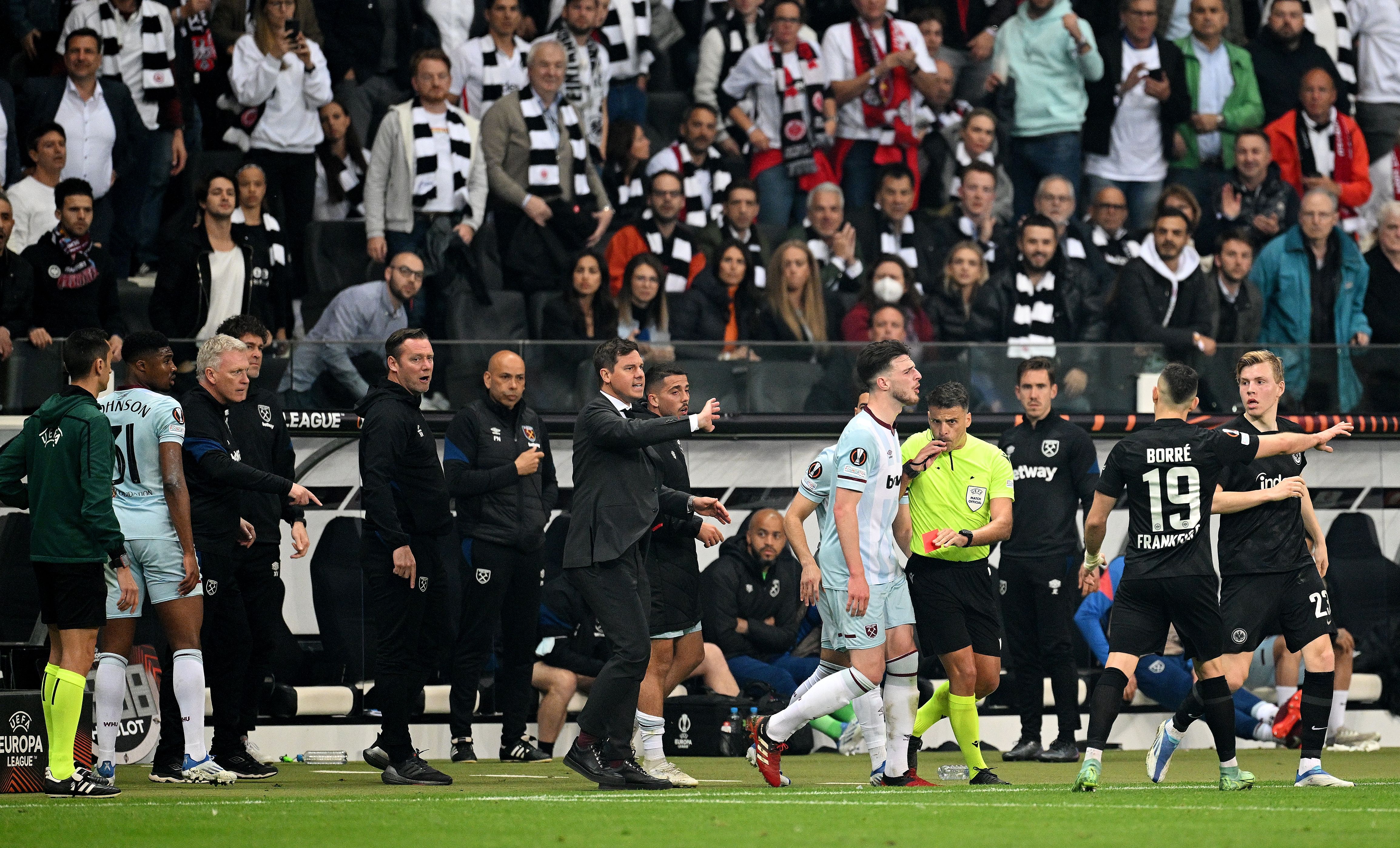 Moyes West Ham Frankfurt