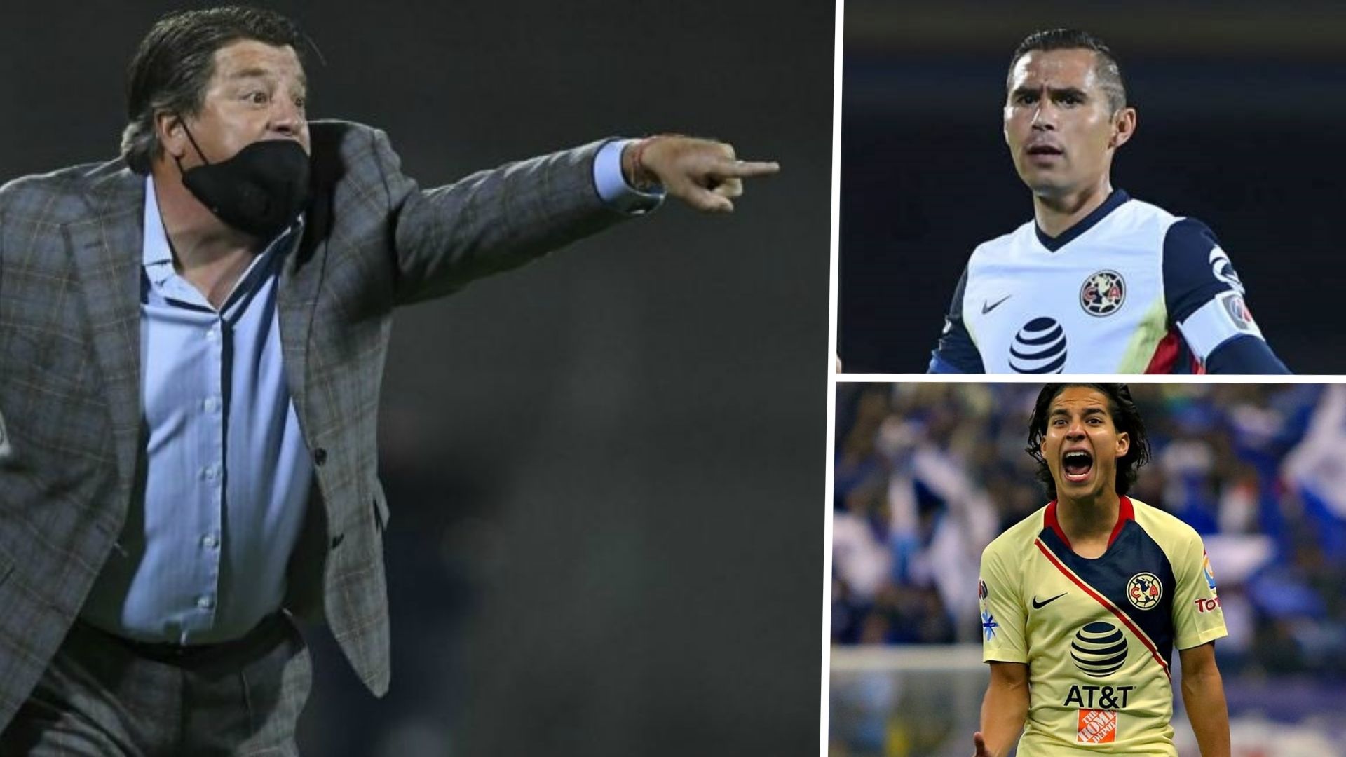 América Miguel Herrera Paul Aguilar Diego Lainez