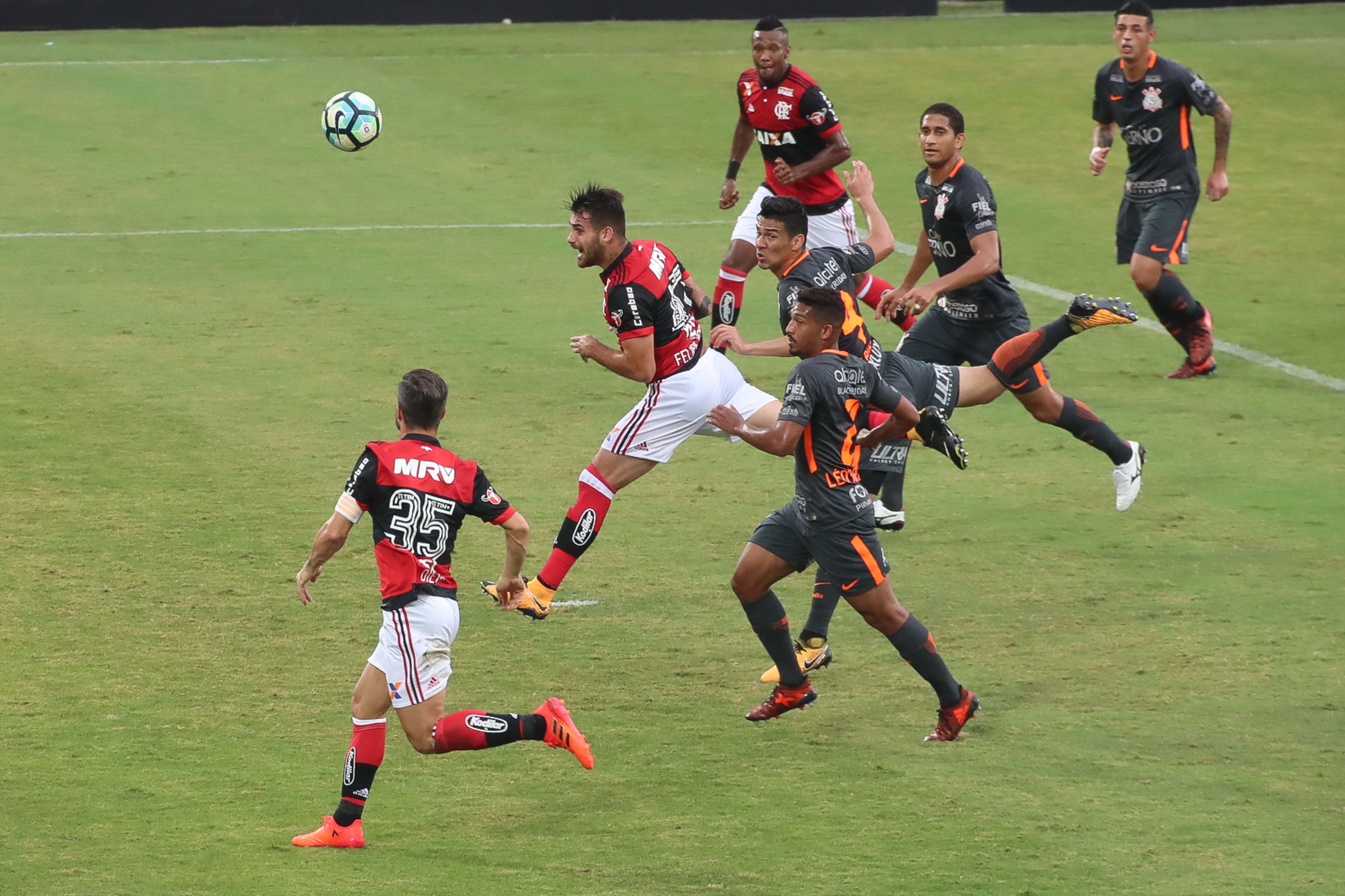 Felipe Vizeu Flamengo x Corinthians 19/11/2017