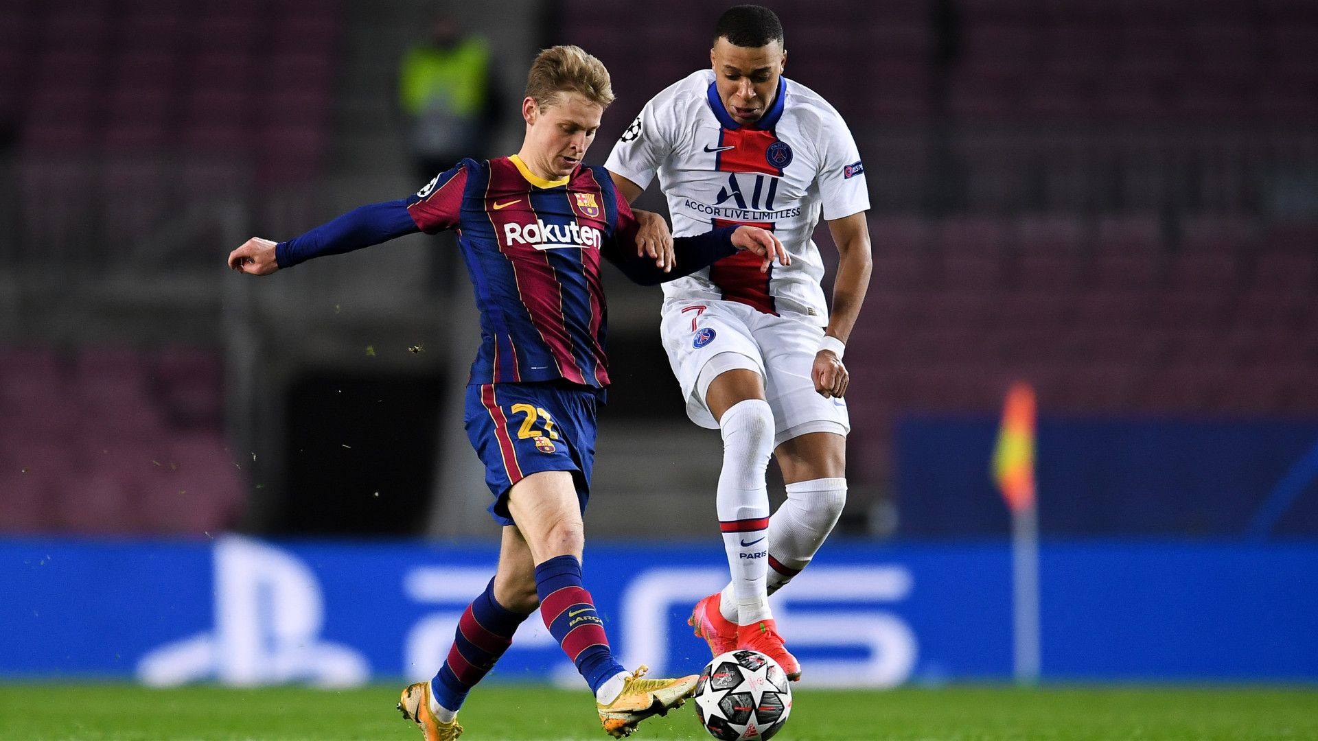 Barcelona PSG Champions League Mbappe De Jong Ter Stegen 09032021