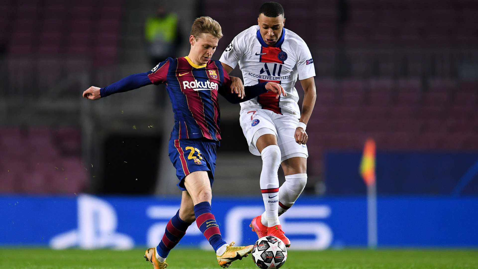 Barcelona PSG Champions League Mbappe De Jong Ter Stegen 09032021