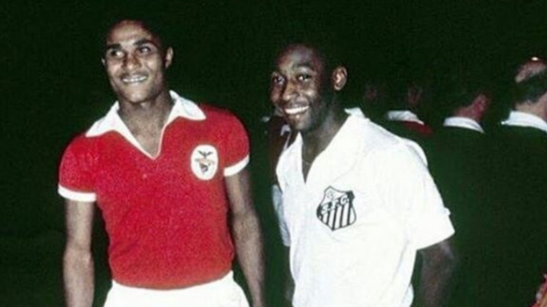 Eusébio Pelé Benfica Santos