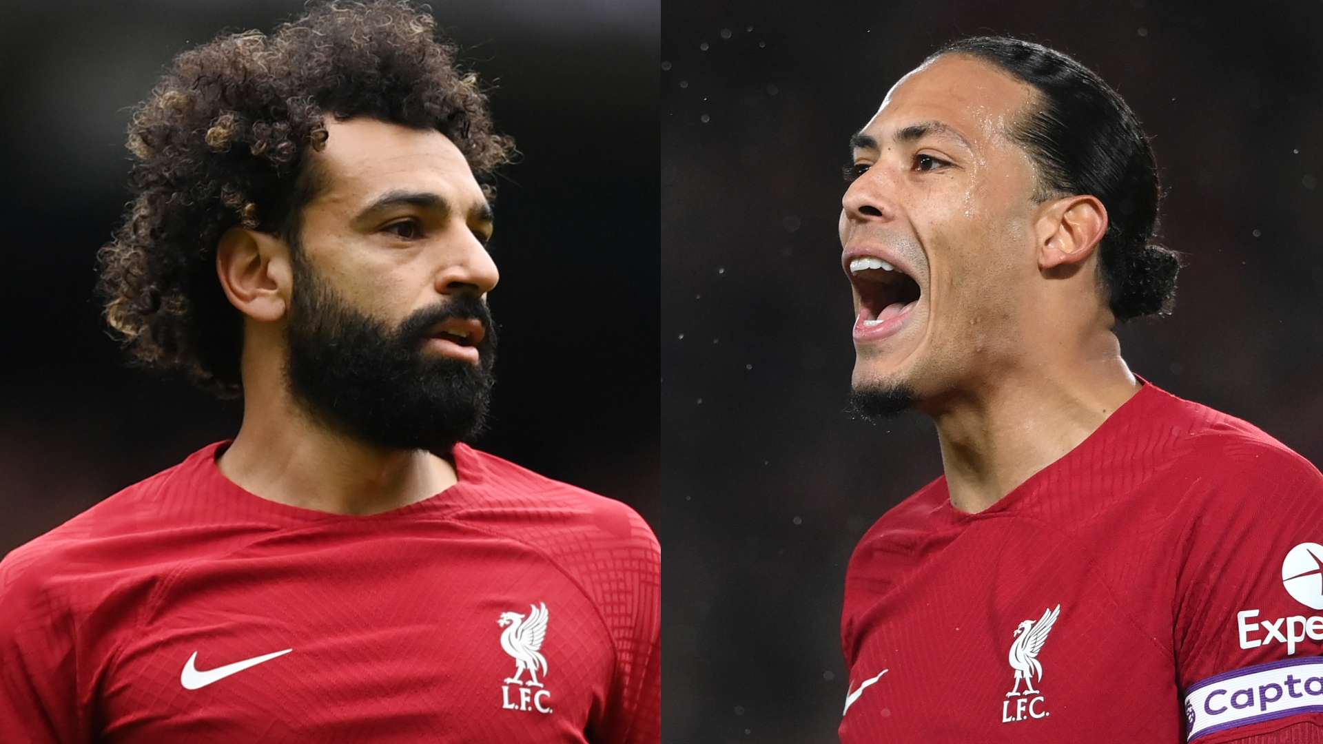 Mohamed Salah Virgil van Dijk Liverpool 2022-23