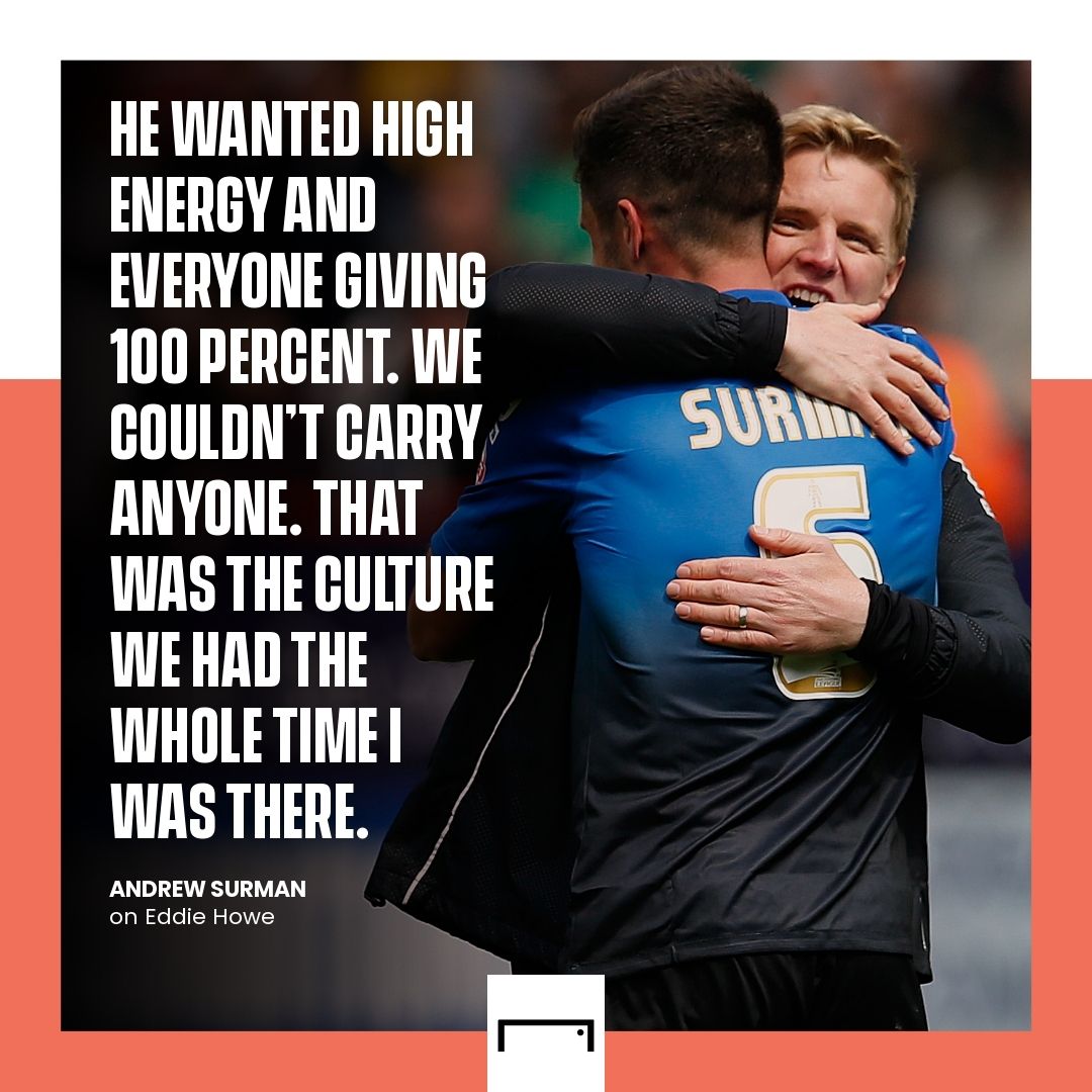 Andrew Surman quote GFX Eddie Howe 