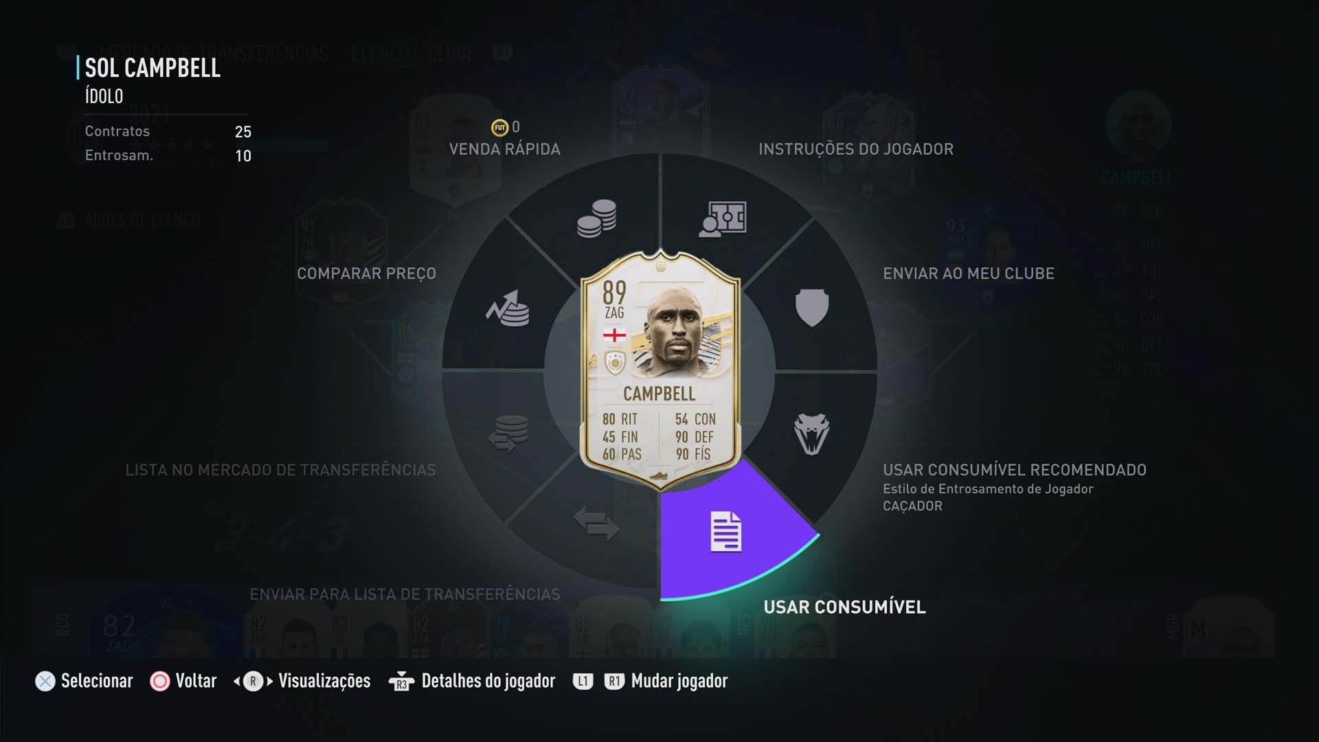 Colocando entrosamento - FIFA 21