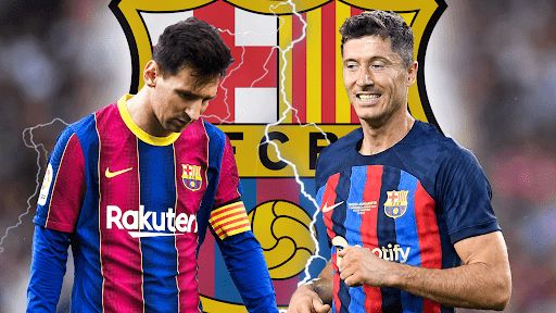 Messi Lewandowski