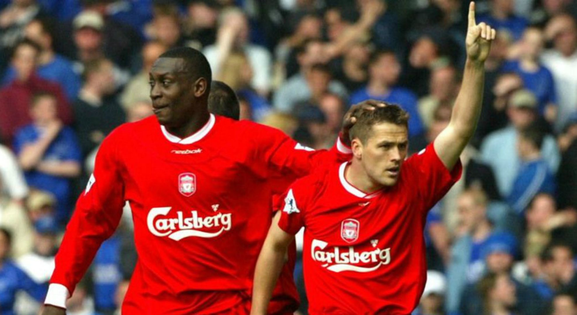 Emile Heskey Michael Owen Liverpool