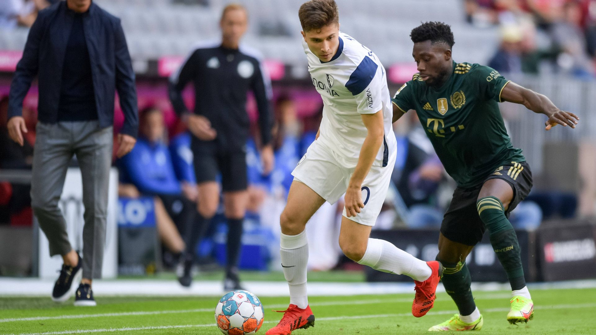 GERMANY ONLY: ALPHONSO DAVIES BAYERN MÜNCHEN BUNDESLIGA 18092021