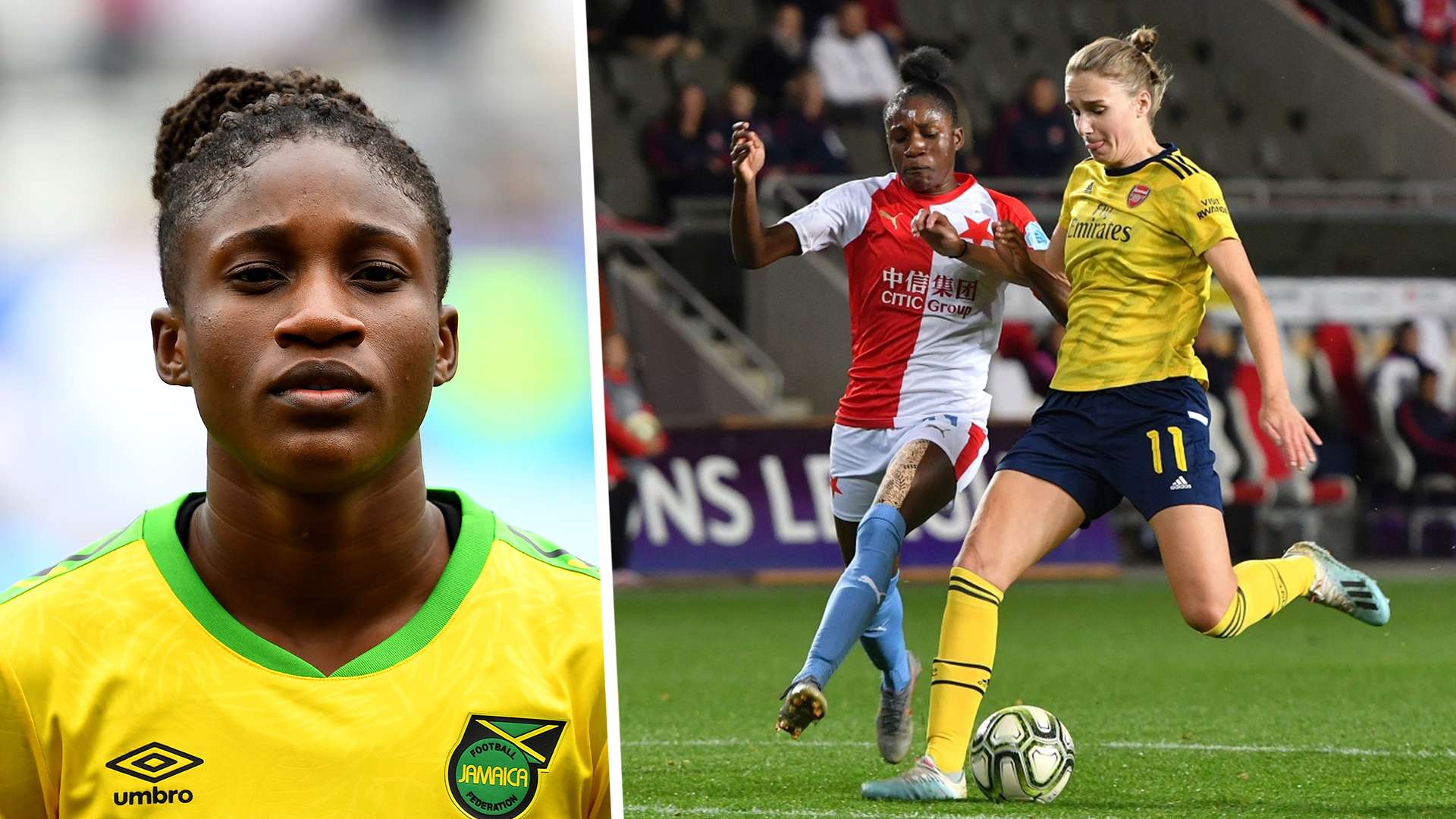 Deneisha Blackwood Jamaica Slavia split 2019