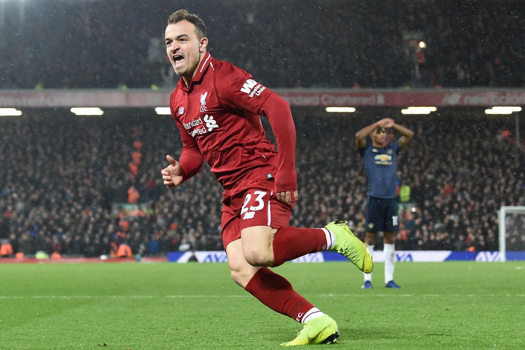 Xherdan Shaqiri Liverpool Manchester United EPL 161218