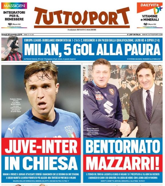 Tuttosport cover