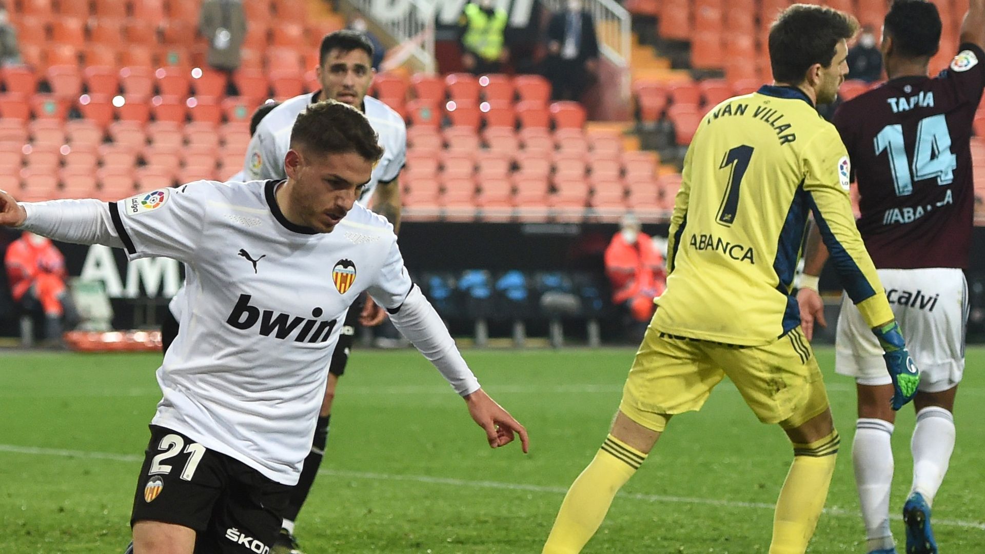 Vallejo, Valencia vs. Celta