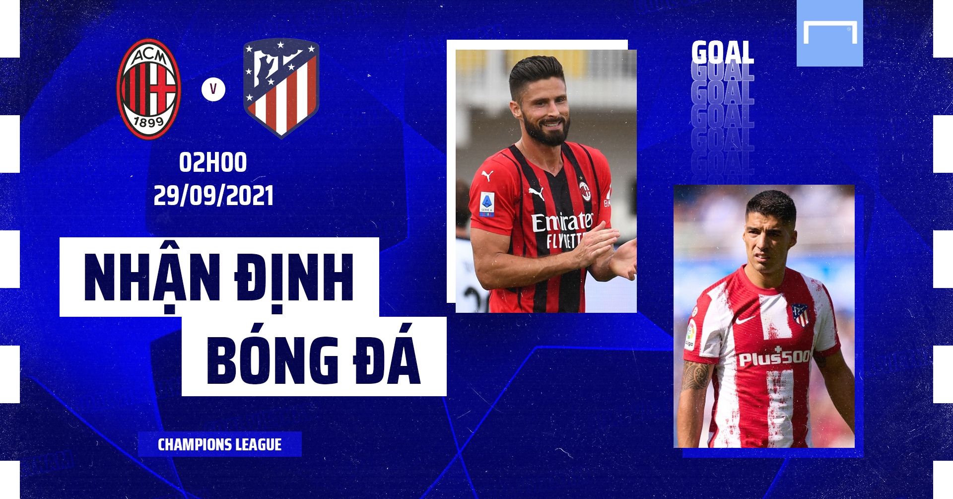 Preview Mian vs Atletico Madrid Champions League 2021/22 GFX