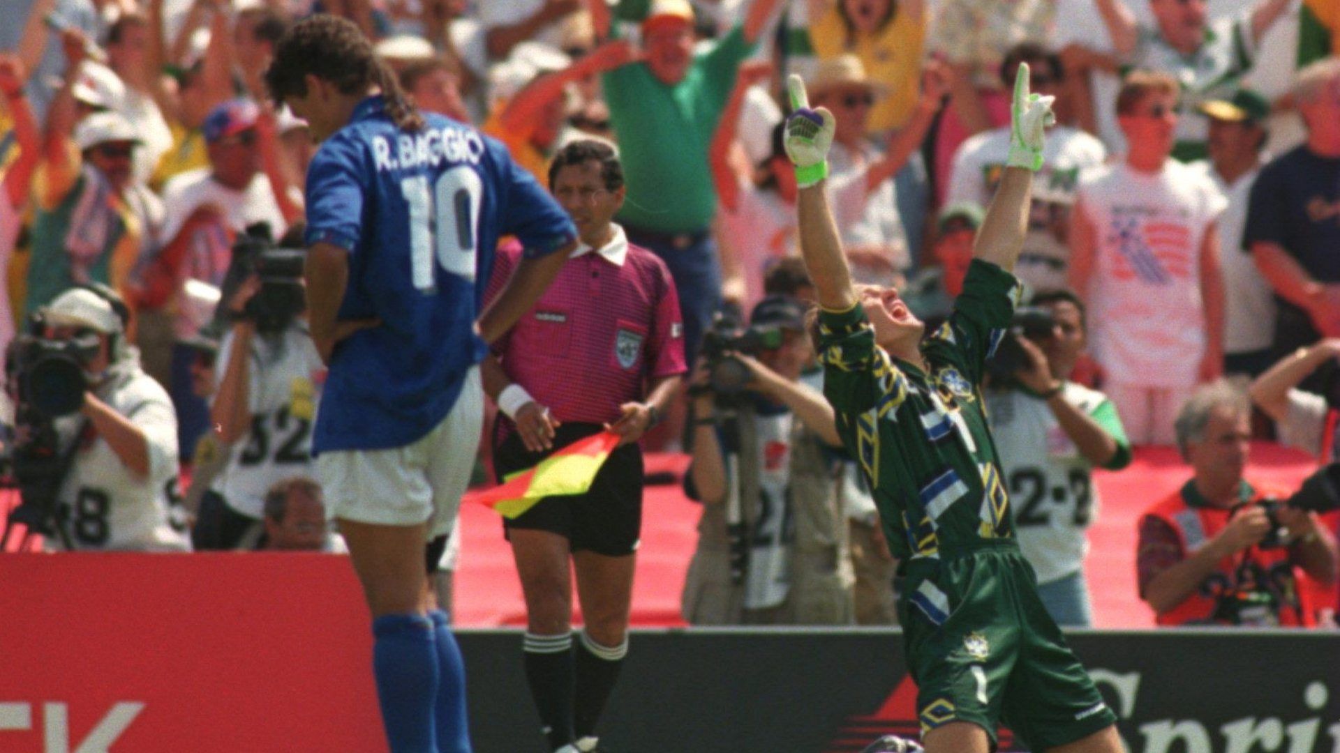 Claudio Taffarel Roberto Baggio 94 World Cup