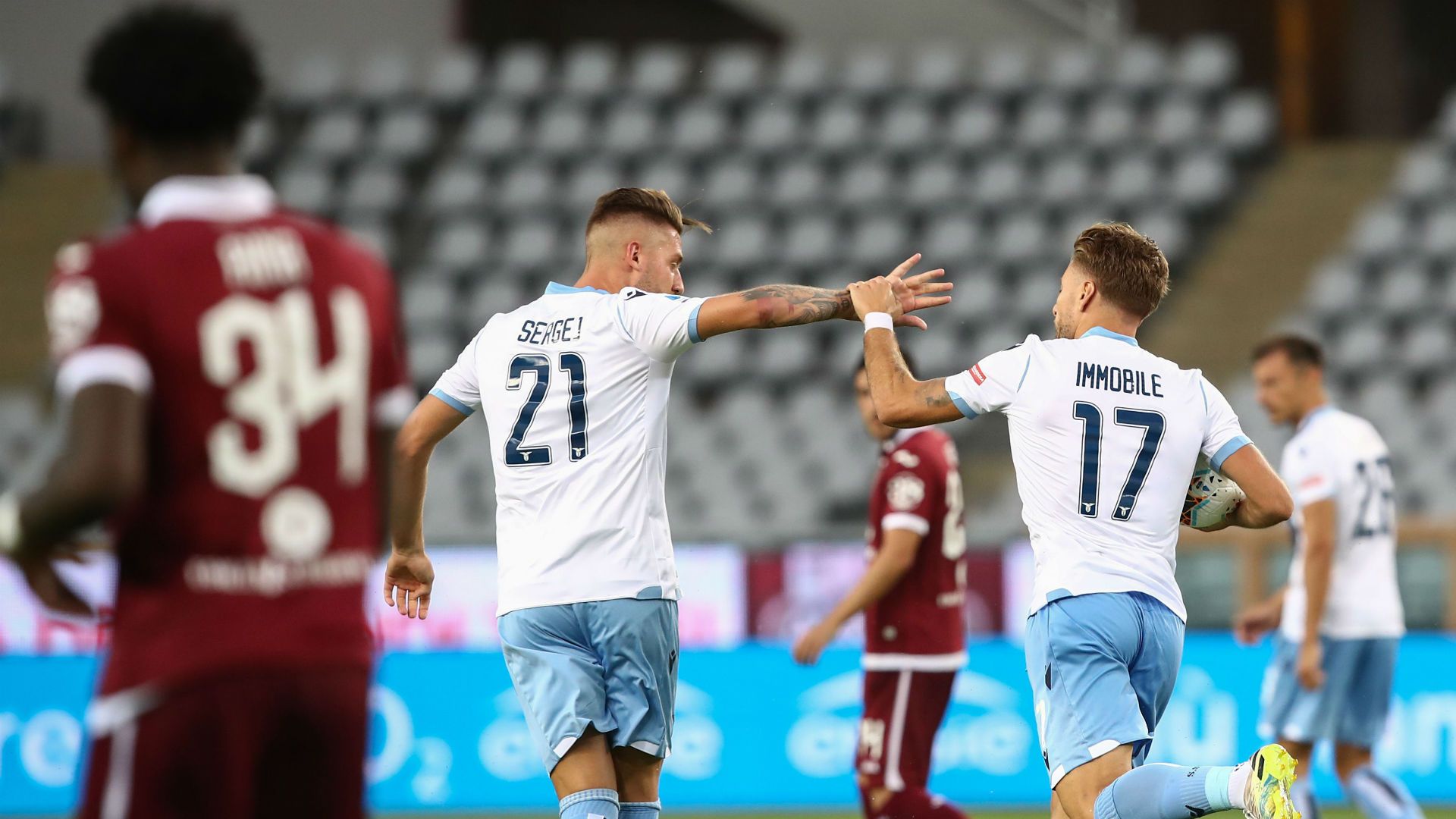Sergej Milinkovic-Savic Ciro Immobile Torino Lazio