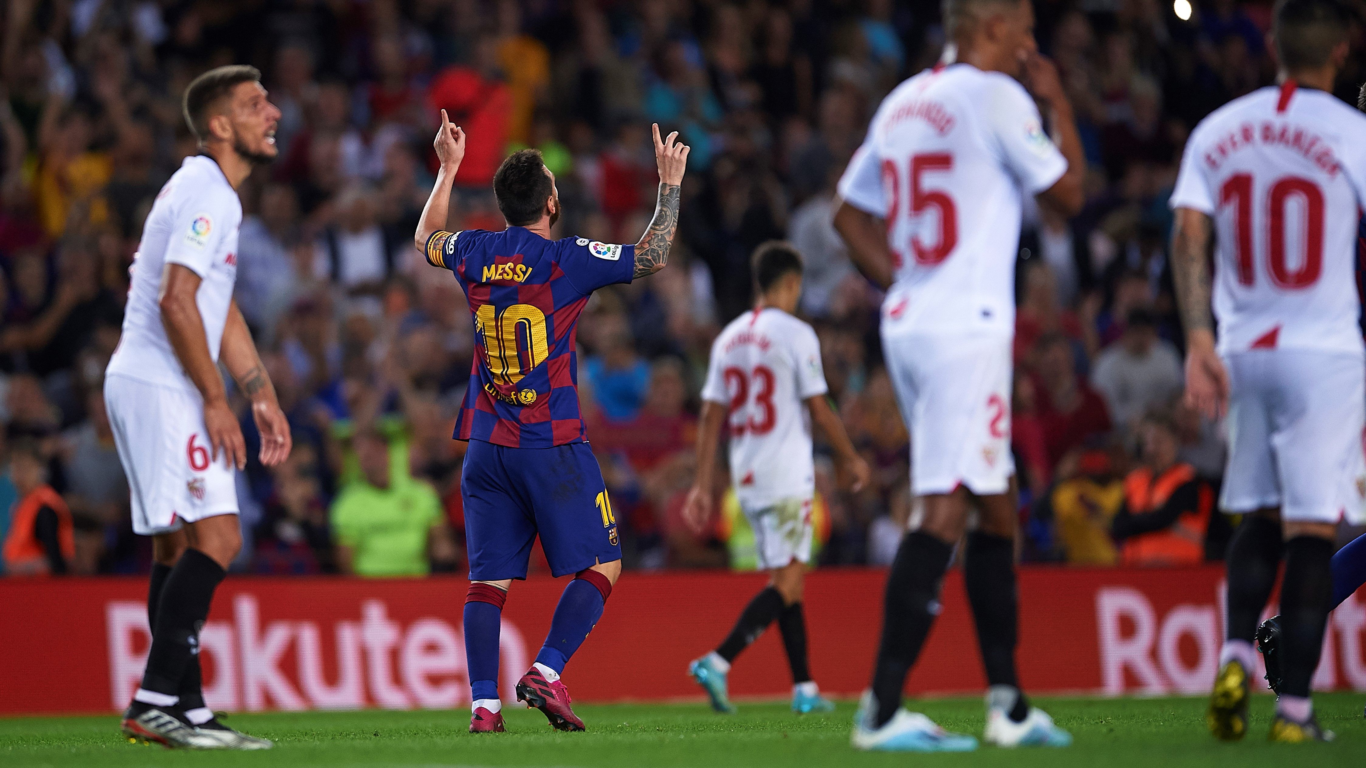 Lionel Messi Barcelona Sevilla LaLiga 06102019