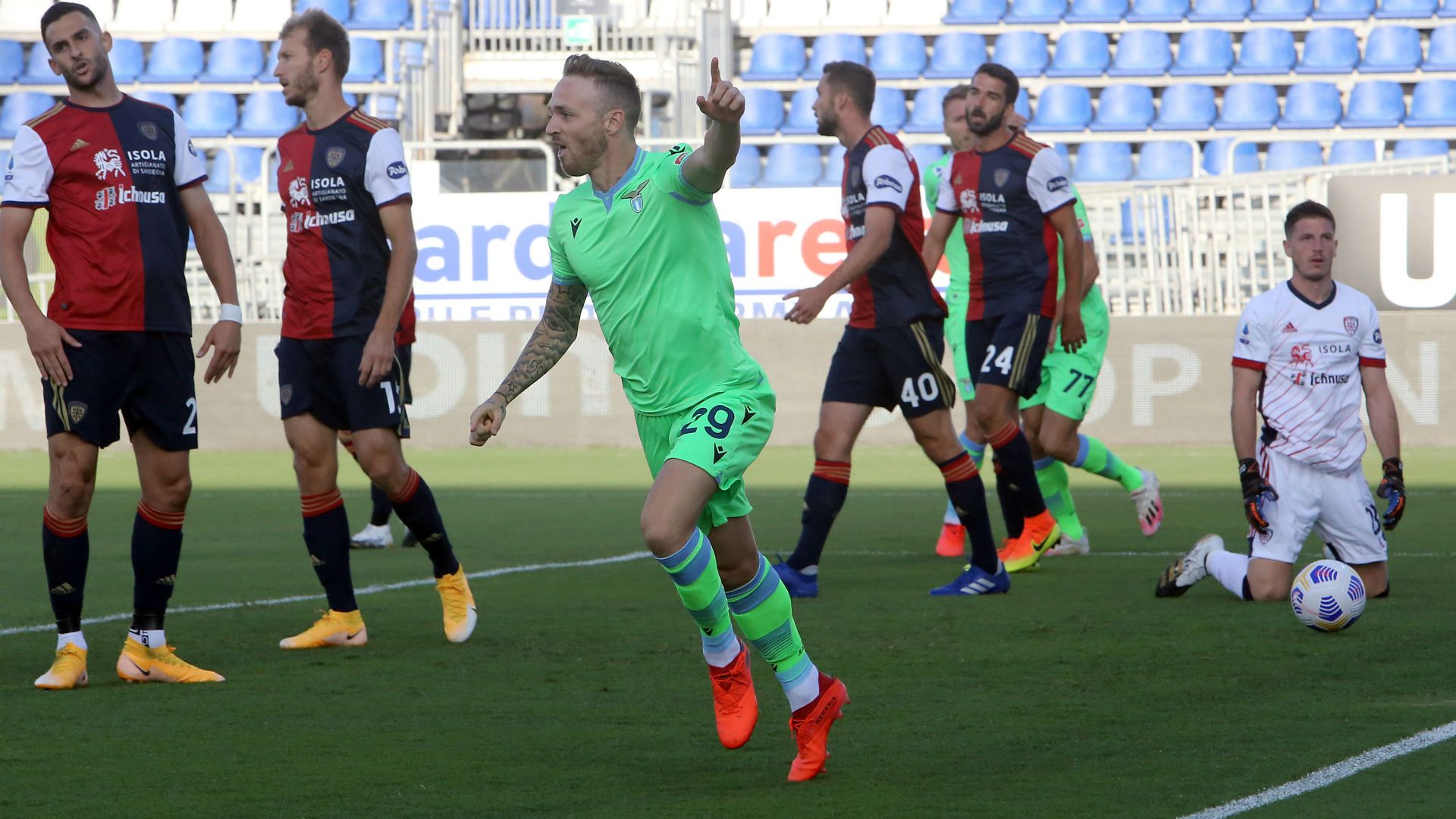 Lazzari Cagliari Lazio Serie A