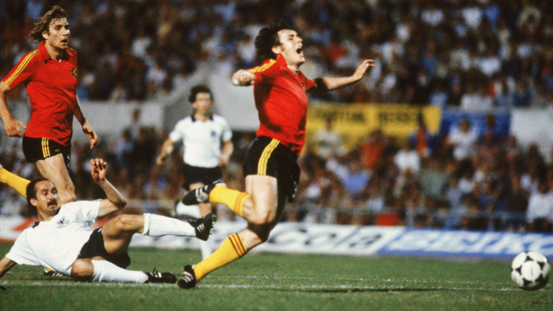 Franky van der Elst Uli Stielike Deutschland Belgien 06221980