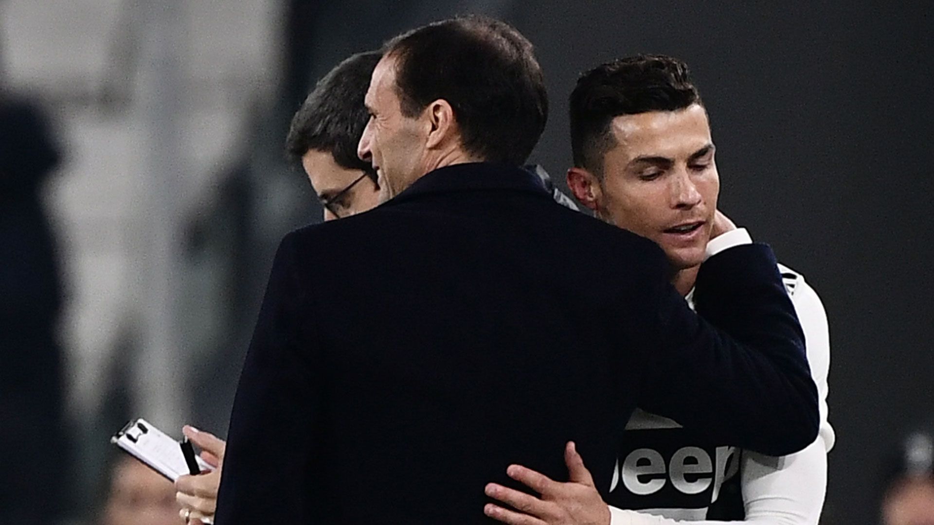 Cristiano Ronaldo Massimiliano Allegri Juventus Turin  15022019