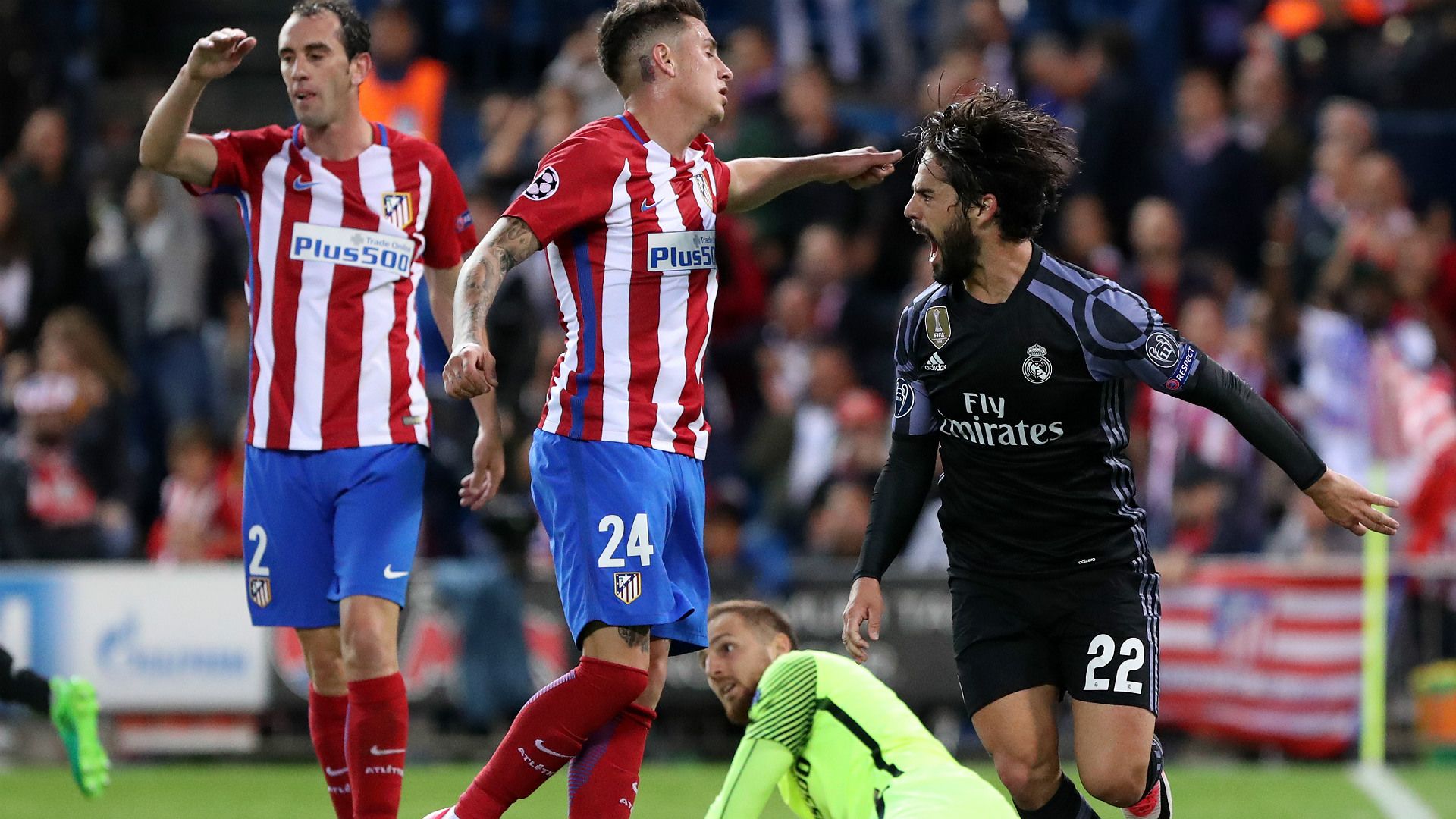 Isco Alarcon Atletico Madrid Real Madrid UEFA Champions League