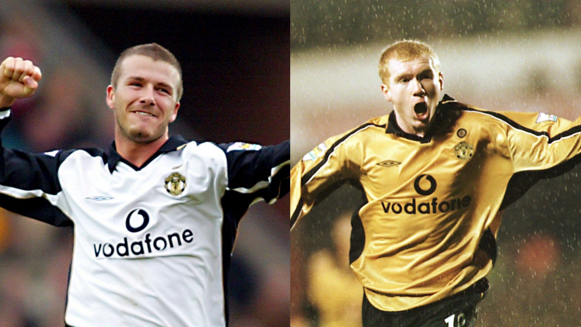 David Beckham Paul Scholes 2001-02