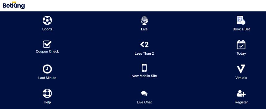 Old Mobile Site Betking