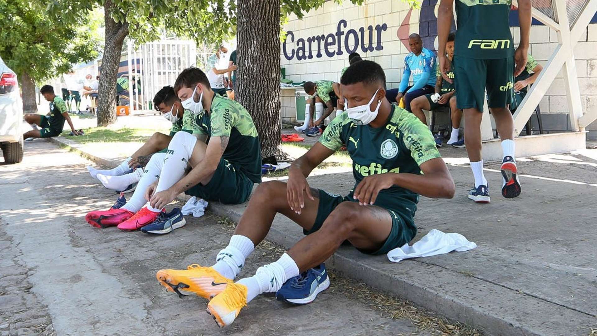 Treino Palmeiras River CT San Lorenzo 04 01 2020