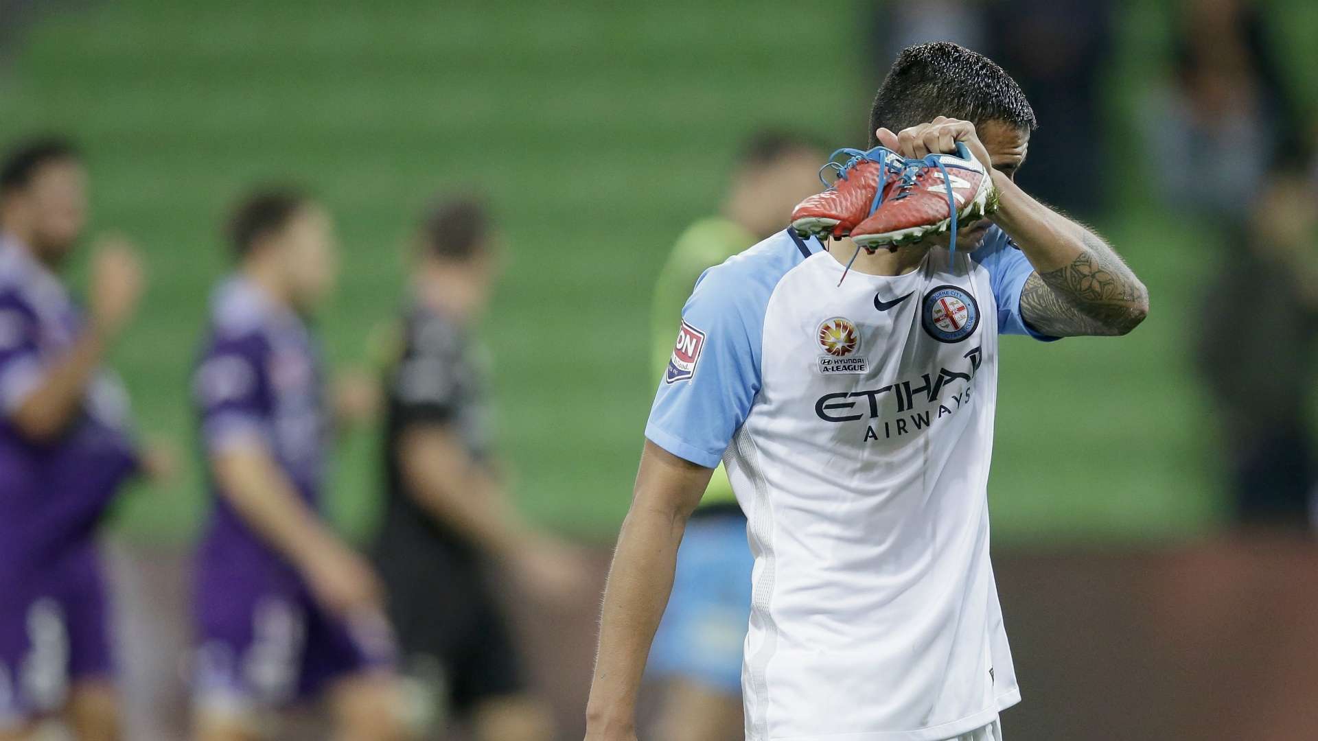 Tim Cahill Melbourne City v Perth Glory A-League 23042017