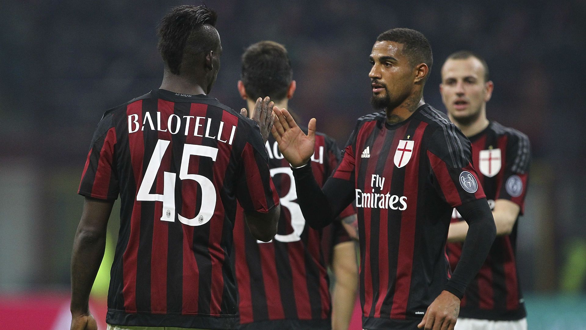 Balotelli Boateng Milan